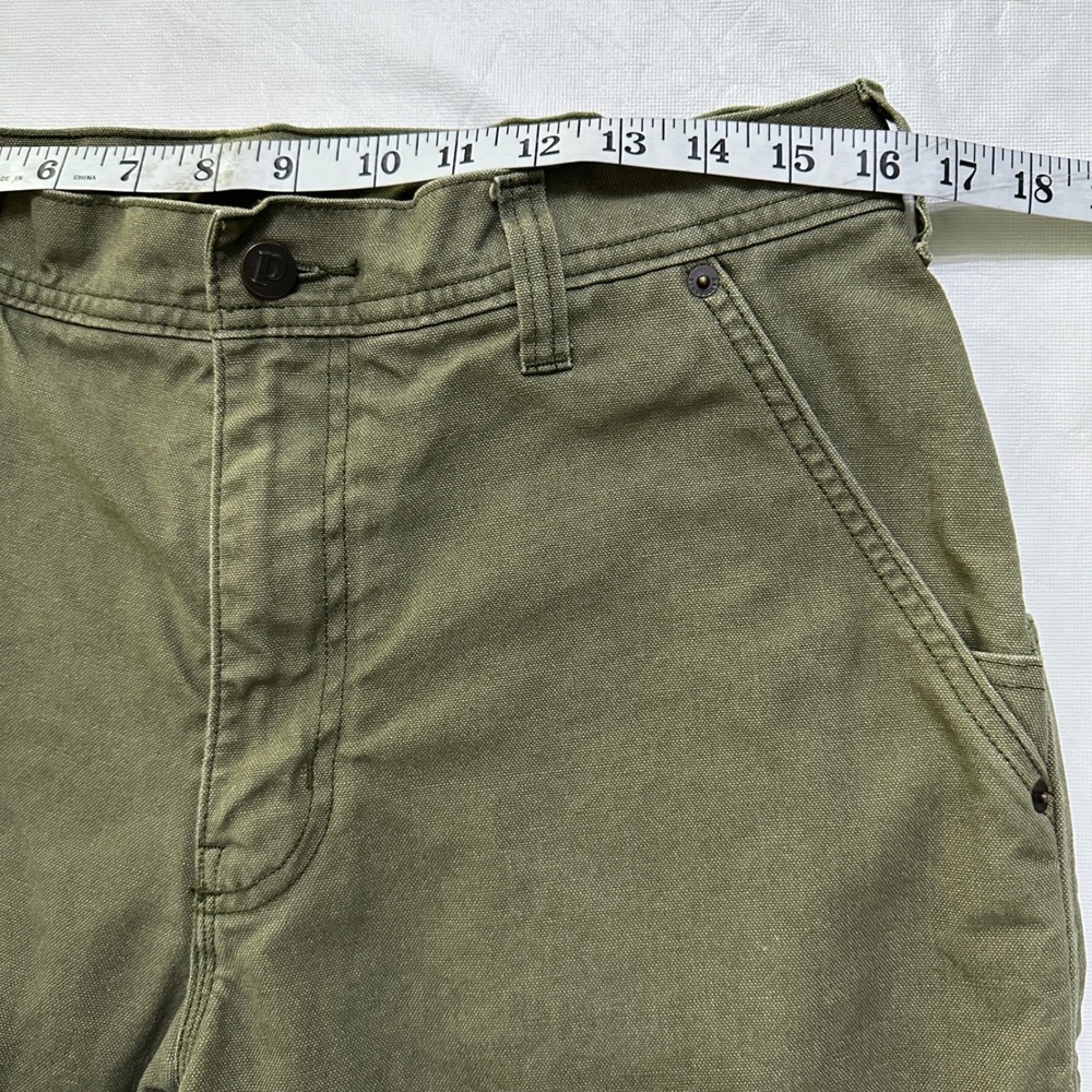 Patagonia Double Knee Iron Forge Hemp Canvas Work Pants Olive Green 33 x 32 - Picture 5 of 13